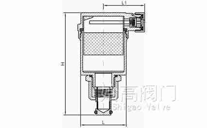 黃銅暖通自動排氣閥尺寸圖 黃銅暖通自動排氣閥尺寸圖